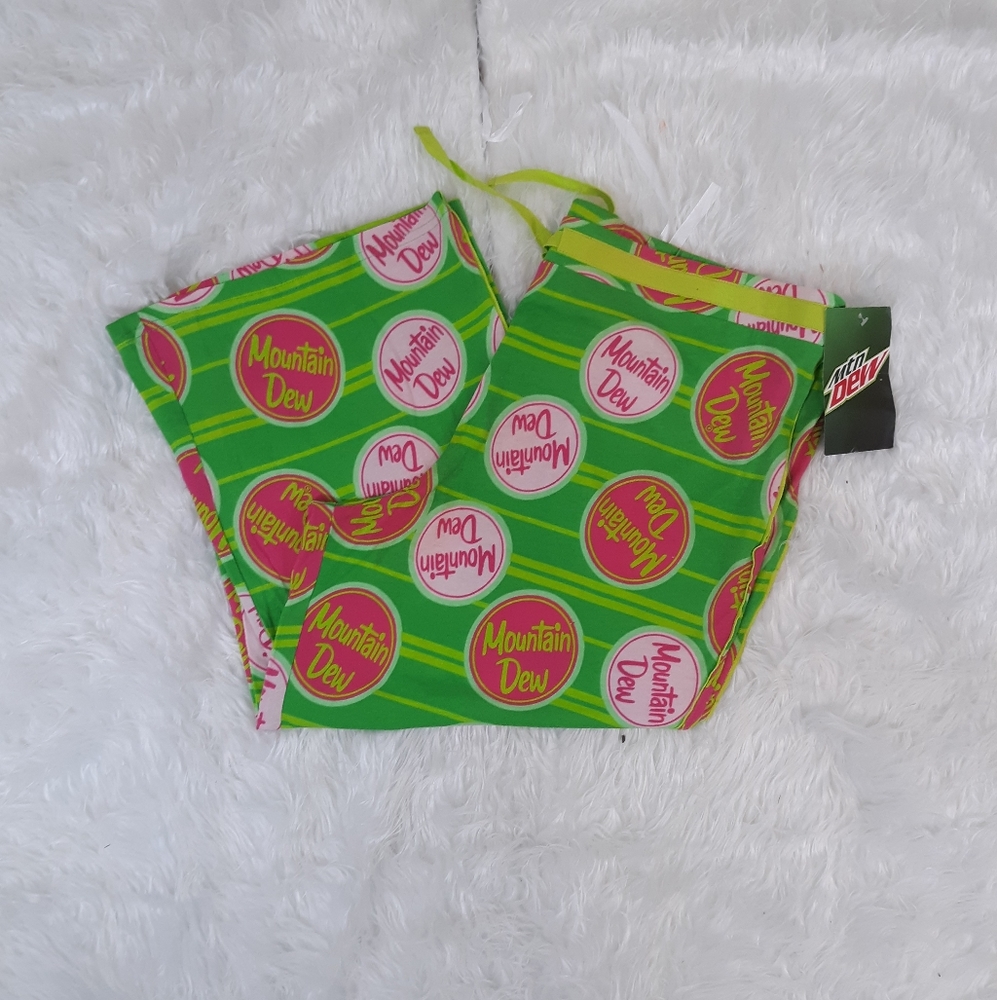 Official Mountain Dew vtg capri pants NWT XL *C7 - Picture 2 of 4